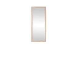 Modern Mirror Rectangular Wall Hung Sonoma Oak Effect Finish - Kaspian - thumbnail 1