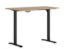 Standing Desk Rising Height Adjustable Motorised Electric Frame Sit Stand Home Office 140cm Left Corner Desk in Oak Finish - Space Office - thumbnail 2