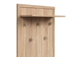 Modern Coat Hooks Rack Hallway Entrance Hall Oak - Kaspian - thumbnail 3