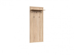 Modern Coat Hooks Rack Hallway Entrance Hall Oak - Kaspian - thumbnail 2