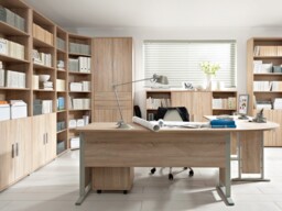 Corner Desk Connector 70cm x 70cm Home Office Study Modern Scratch Resistant Sonoma Oak Effect - BRW OFFICE - thumbnail 4