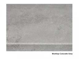 Corner Kitchen Cabinet 1000mm Base Unit 100cm Left Grey and White Gloss L Shaped Modern Free Standing - Junona - thumbnail 4
