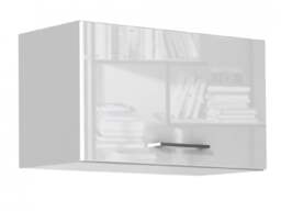 Scandi Style Kitchen Cupboards 8 Unit DIY Set Slim Larder 280cm White High Gloss - Ella - thumbnail 4
