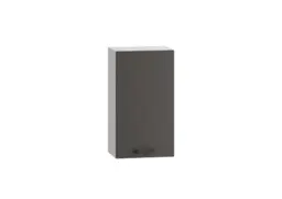 Kitchen Wall Unit 400mm Storage Cabinet Left Right Opening Door Cupboard Dark Grey - Clara - thumbnail 3