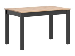 Small Dining Table Oak Black Compact Narrow Slim 4 6 Seater Extendable 100 to 140cm – Ramen Mini - thumbnail 4