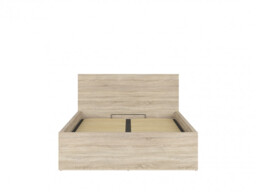 Modern Sturdy Ottoman Euro 140cm Double Bed Frame Gas Lift Up Storage Sonoma Oak - Tetrix - thumbnail 3