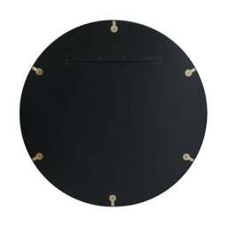 Industville - Fenton Round Wall Mirror - 31 Inch - Aged Brass - thumbnail 4