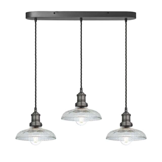 Industville - Brooklyn Glass Dome Wire Cluster Lights - 8 Inch - image 1
