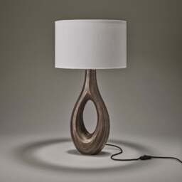 Industville - Ornate Ellipse Table Lamp - Brass - thumbnail 2