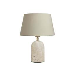 Industville - Travertine Cone Table Lamp - thumbnail 1