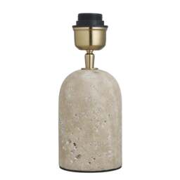 Industville - Travertine Cone Table Lamp - thumbnail 4