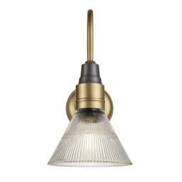 Industville - Swan Neck Glass Funnel Wall Light - 7 Inch - thumbnail 6