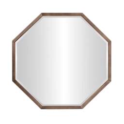 Industville - Henley Octagonal Wall Mirror - 33 Inch - Bronze