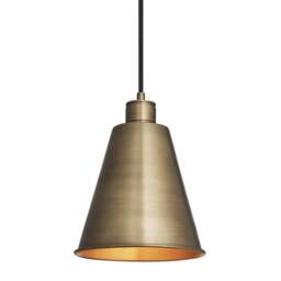 Industville - Albany Funnel Pendant Light - 8 Inch - thumbnail 1