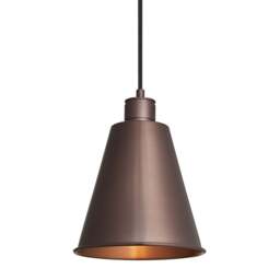 Industville - Albany Funnel Pendant Light - 8 Inch - thumbnail 3