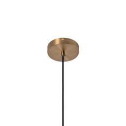 Industville - Wycombe Umbrella Pleated Pendant Light - Brass - thumbnail 6