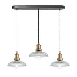 Industville - Brooklyn Glass Dome Wire Cluster Lights - 8 Inch - thumbnail 4