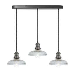 Industville - Brooklyn Glass Dome Wire Cluster Lights - 8 Inch - thumbnail 6