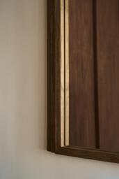 Industville - Walcott Arch Wood Wall Mirror - 39 Inch - Natural - thumbnail 4