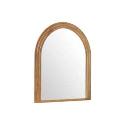 Industville - Walcott Arch Wood Wall Mirror - 39 Inch - Natural - thumbnail 5