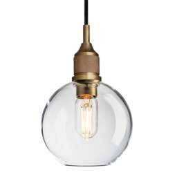 Industville - Noho Glass Globe Pendant Light - 7 Inch - thumbnail 1