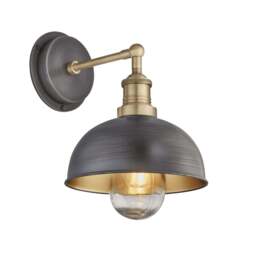 Industville - Brooklyn Outdoor & Bathroom Dome Wall Light - 8 Inch - thumbnail 6