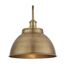 Industville - Swan Neck Outdoor & Bathroom Dome Wall Light - 13 Inch - thumbnail 4