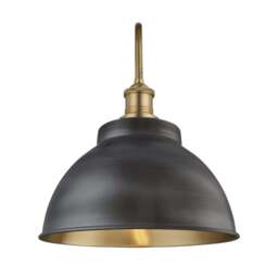 Industville - Swan Neck Outdoor & Bathroom Dome Wall Light - 13 Inch - thumbnail 6