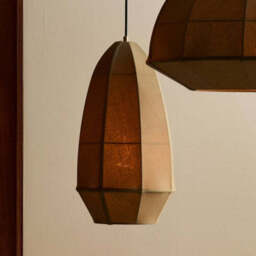 Industville - Burnham Fabric Drop Pendant Light- 11  Inch - Olive Green - thumbnail 3