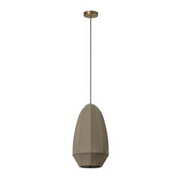 Industville - Burnham Fabric Drop Pendant Light- 11  Inch - Olive Green - thumbnail 6