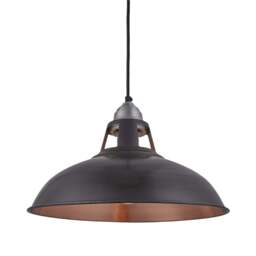 Industville - Old Factory Slotted Pendant - 15 Inch - thumbnail 1