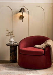 Industville - Wycombe Umbrella Pleated Wall Light - Brass - thumbnail 4