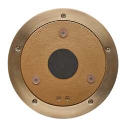 Industville - Bulkhead Outdoor & Bathroom Round Wall Light - Hammered Glass - thumbnail 5