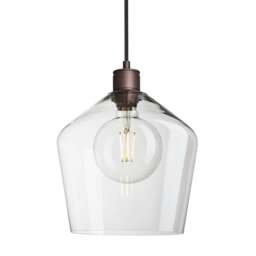 Industville - Albany Glass Schoolhouse Pendant Light - 10 Inch - thumbnail 3