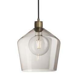 Industville - Albany Glass Schoolhouse Pendant Light - 10 Inch - thumbnail 4