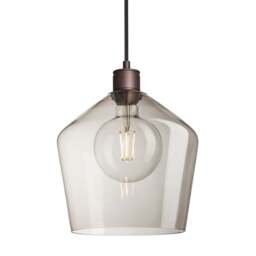 Industville - Albany Glass Schoolhouse Pendant Light - 10 Inch - thumbnail 5