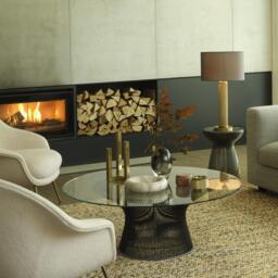 Industville - Knurled Pillar Table Lamp - thumbnail 3