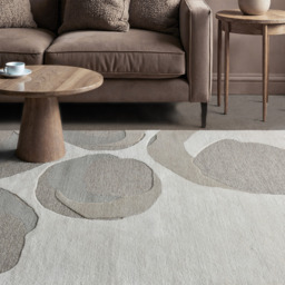 Industville - ONLY FOR MIRAKL Flint Hand Tufted Wool Rug - Ivory & Grey - thumbnail 4