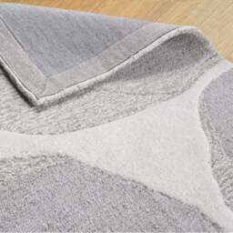 Industville - ONLY FOR MIRAKL Flint Hand Tufted Wool Rug - Ivory & Grey - thumbnail 1