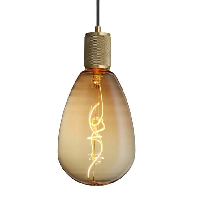 Industville - Knurled Edison Large Pendant Light - S173 - image 1