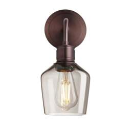 Industville - Albany Glass Schoolhouse Single Wall Light - 5.5 Inch - thumbnail 5