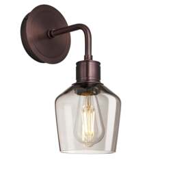 Industville - Albany Glass Schoolhouse Single Wall Light - 5.5 Inch - thumbnail 4