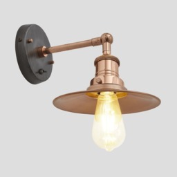 Industville - Brooklyn Flat Wall Light - 8 Inch - Copper - thumbnail 3