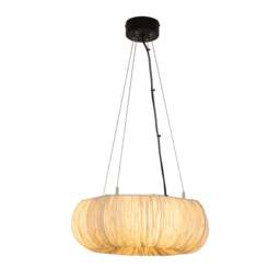 Industville - Epping Ring Paper Pendant Light - Ivory - thumbnail 5