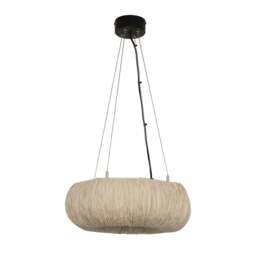 Industville - Epping Ring Paper Pendant Light - Ivory - thumbnail 7