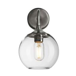 Industville - Chelsea Glass Globe Wall Light - 7 Inch - thumbnail 4