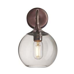 Industville - Chelsea Glass Globe Wall Light - 7 Inch - thumbnail 7