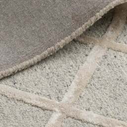 Industville - Ratho Hand Tufted Wool Rug - Grey & Cream - thumbnail 5