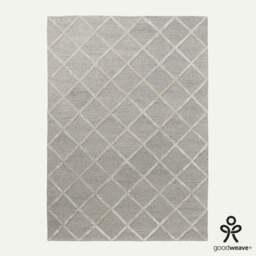 Industville - Ratho Hand Tufted Wool Rug - Grey & Cream - thumbnail 6