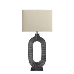 Industville - Ornate Oval Table Lamp - thumbnail 4
